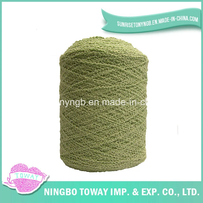 Textile Custom Colored Wool Acrylic Boucle Hand Knitting Fancy Yarn