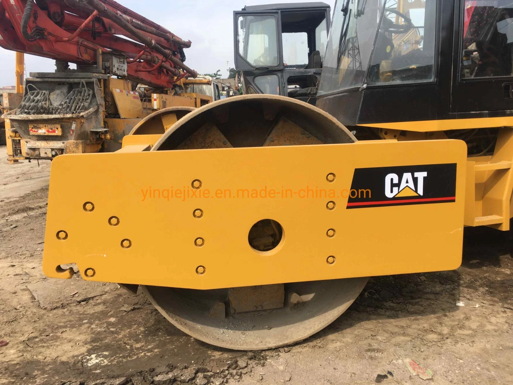 Utilizado Cat CS-533 Carretera vibratorio de segunda mano/RODILLO rodillo tambor solo Caterpillar CS533 para la venta