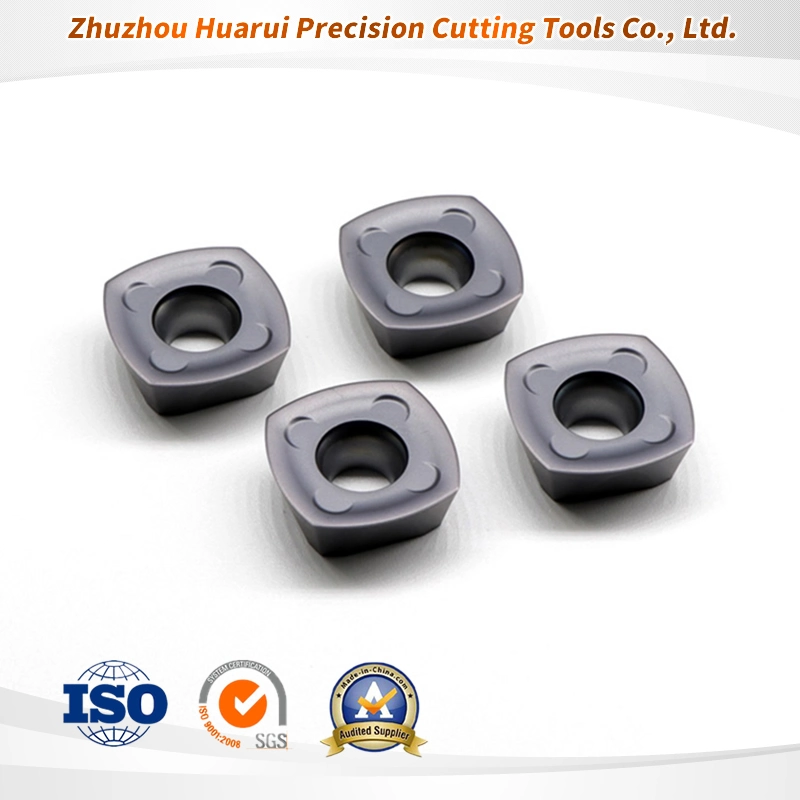 High quality/High cost performance  CNC Machine Cemented Tungsten Carbide Double-Sided High Feed Milling Inserts for Milling Cutting Tools CNC Machining Metal Cutting