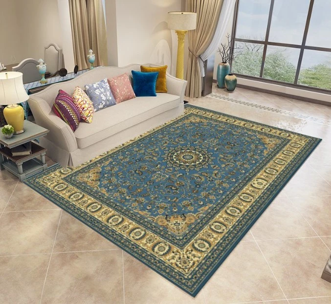 Bonito Tapete de veludo tapetes do piso de mosaico de tapetes para Sala Tapete Estilo Persa Tapete Impresso em 3D