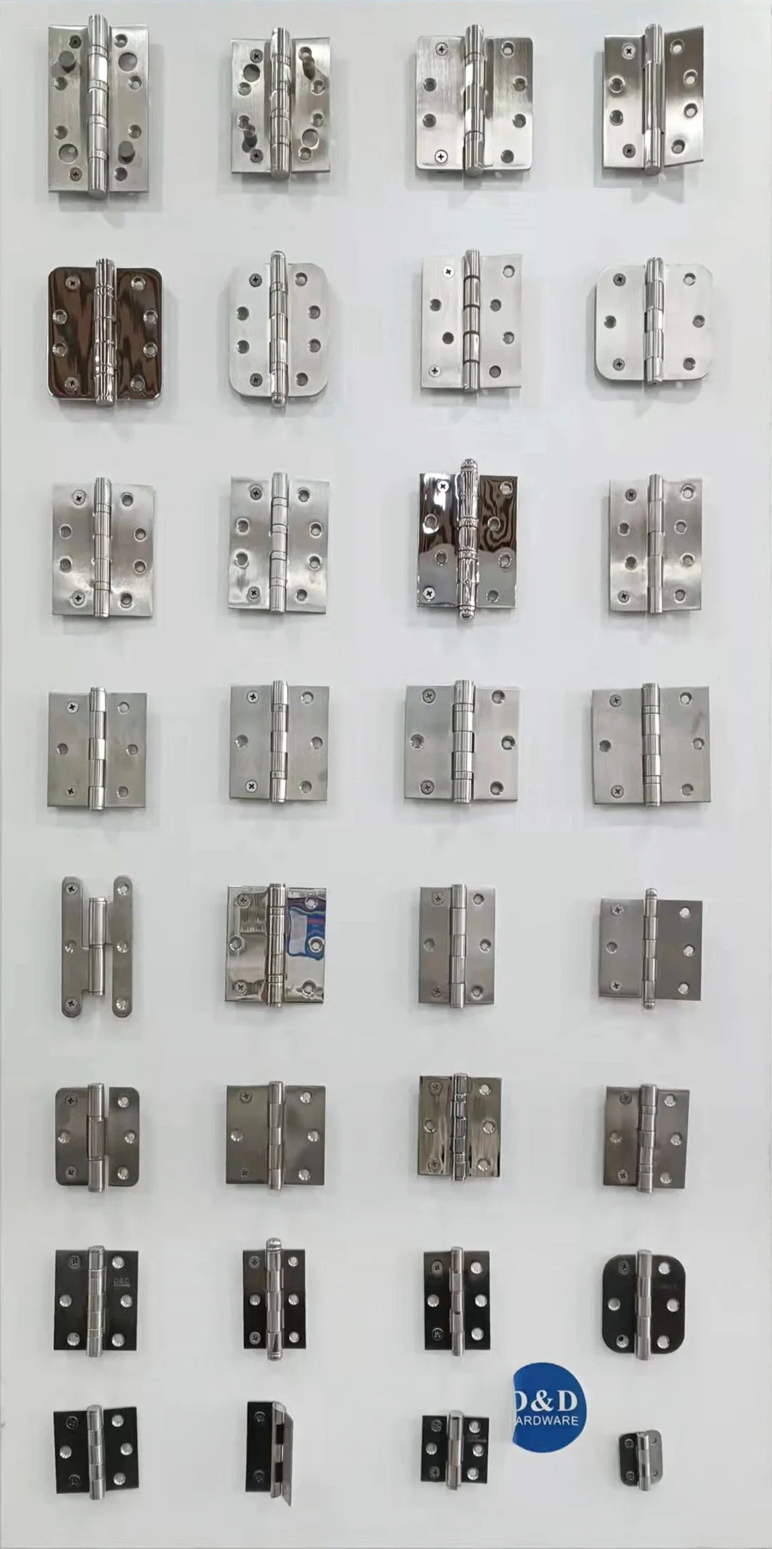 Acero inoxidable bisagra de puerta de seguridad solo los accesorios de hardware para la puerta de metal