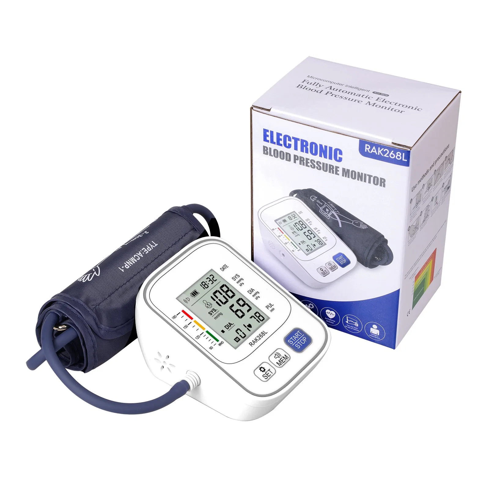 Buy Digital Arm Blood Pressure Monitor, Arm Sphygmomanometer