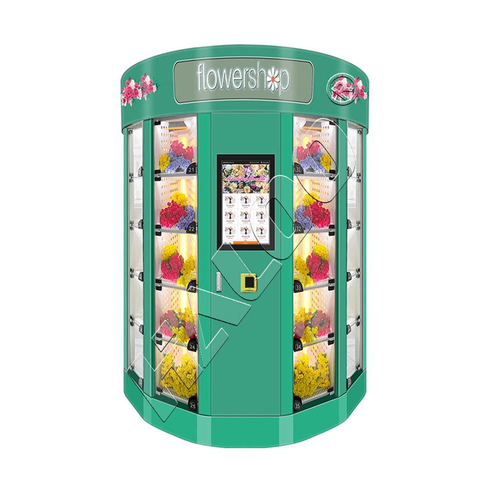 Rmantic Rose Flower Vending Machine 24 Hours Using with Refrigeration and Humidification