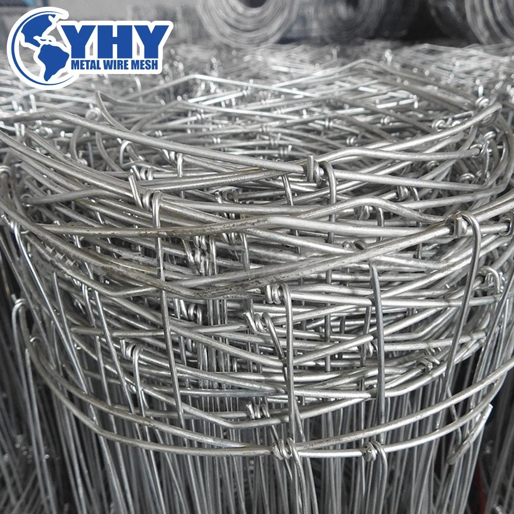 2.5 mm Galvanized Hinge Joint Knot Wire Mesh/Field Fence for Grassland Fence