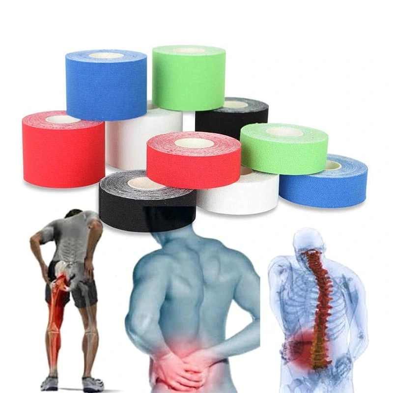 Kinesiology Athletic Sports Tape impermeable para hombro de rodilla y músculo Prevención de lesiones