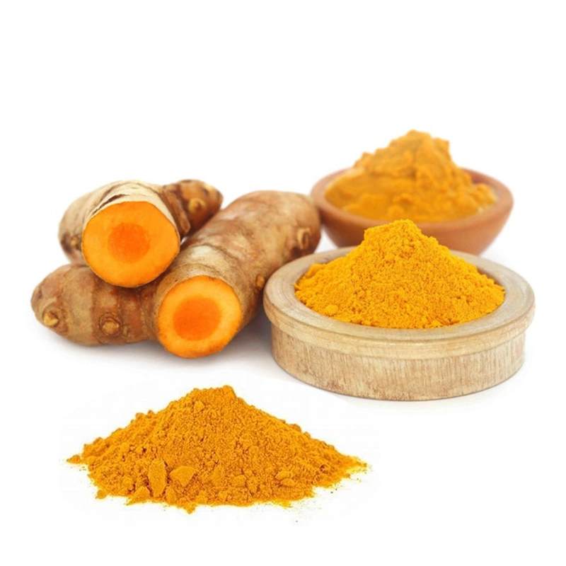 Pigment alimentaire naturel en vrac le curcuma Curcumins extrait de racine de 95 % Poudre