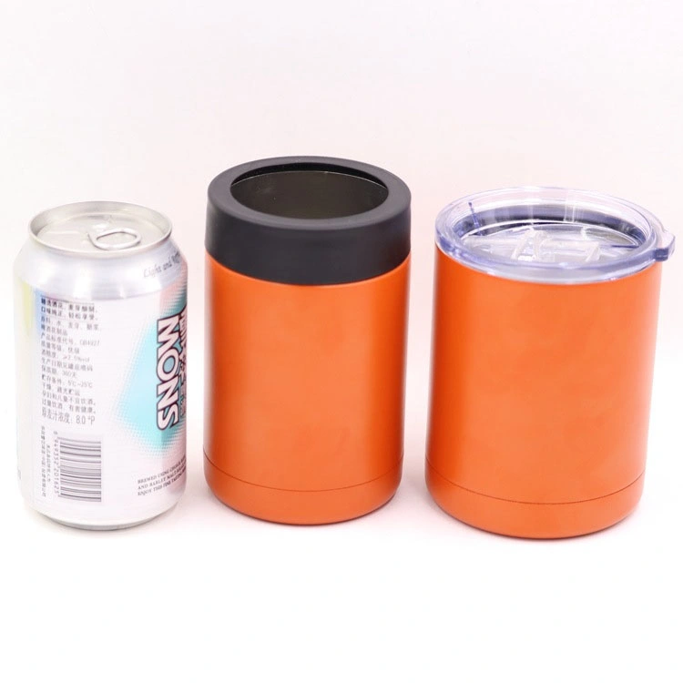 Modern 12oz 18/8 Stainless Steel Double-Wall Vacuum Insulation Cola Cooler Can