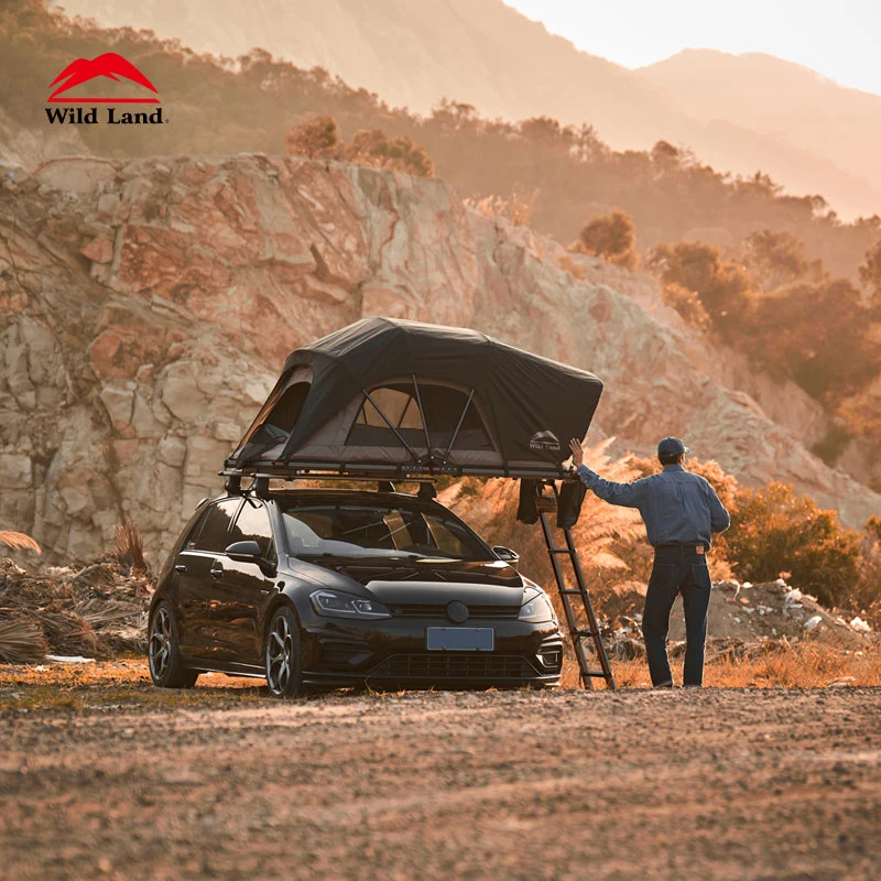 Wild Land Light Cruiser في الهواء الطلق سهل تعيين Camping Car على سطح الفندق خيمة لعائلة مقطورة سيارة رياضية من نوع Hard Shell المنبثقة من Gazebo