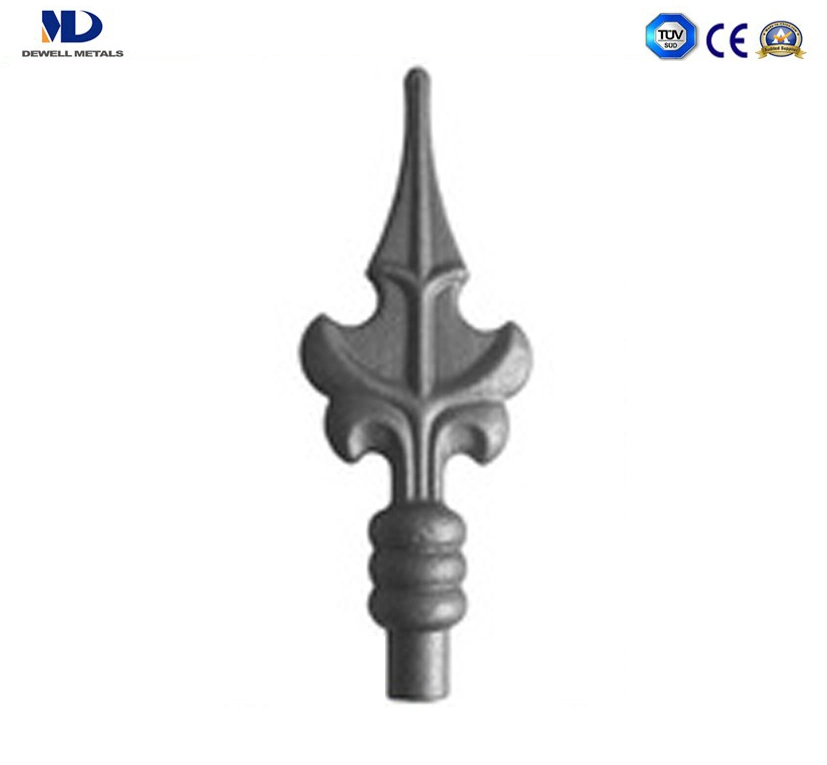 High quality/High cost performance Ornamental Parts Wrought Iron Spear Head