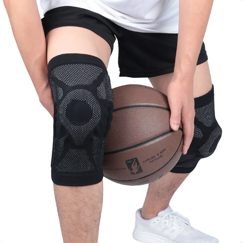 Lfn12#Custom Knitted Spring and Summer Sports Basketball Compression Protection Support Knee Brace