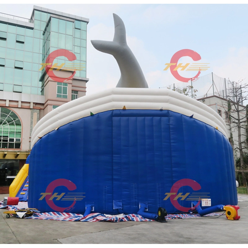 25m Diameter Giant Inflatable Shark Wate Park