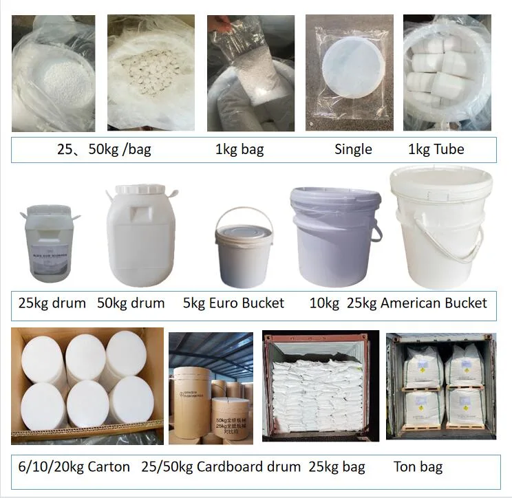 Water Treatment Chemical Purification 56% SDIC Nadcc Swim Pool Sodium Dichloroisocyanurate