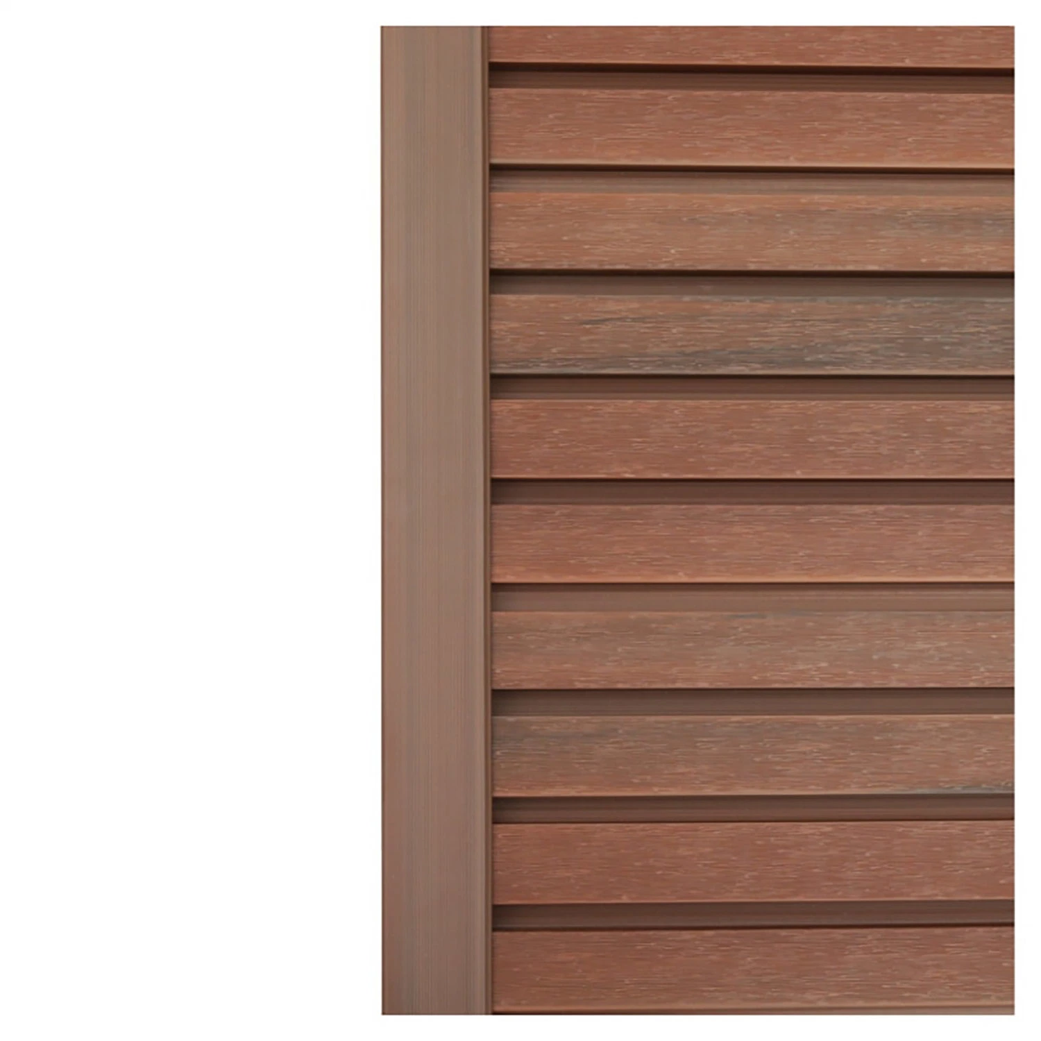 Wood Composite Panel Wood Wall Cladding Board Solid Grilles WPC Wall Panel for Decoration Arc