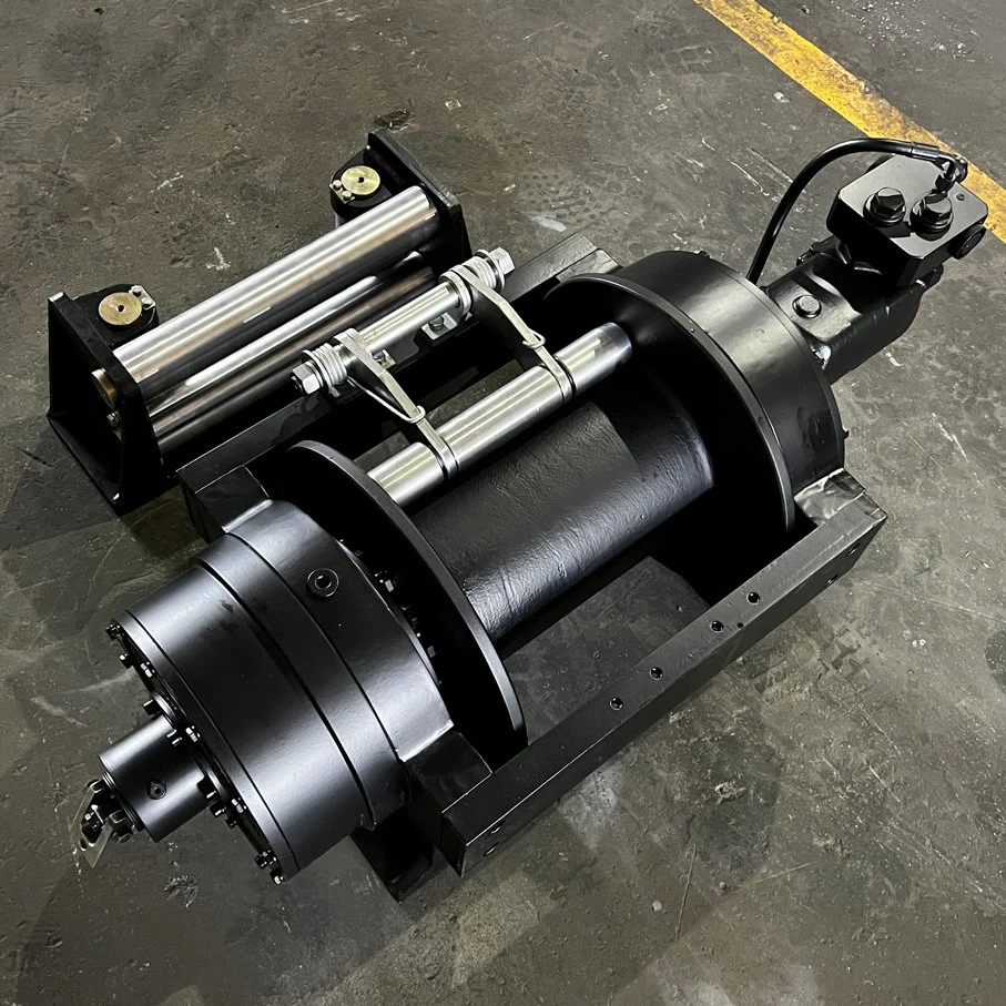 Truck Traction Hydraulic Winch 20 Tons 45000 Lbs Winch