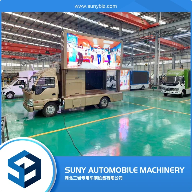 China Supplier Tanzania Used Full Color P6 Outdoor Mobile LED Video Truck/Car/Sightseeing Car Van Advertising Display Moving LED Display