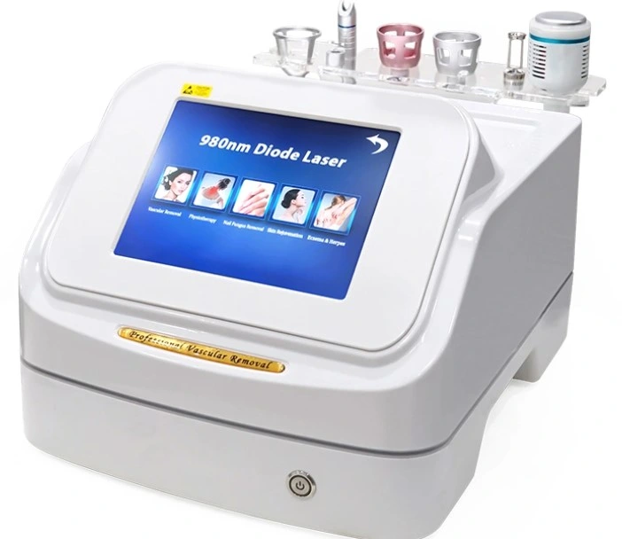 خصم 30% على الليزر 980nm Laser Machine Treatment Diode Laser Machine ممحاة آلة التلقيح ممحاة شفط الالتصاق وعائي ليزر عنكبوت إزالة الفريكوز الأوردة