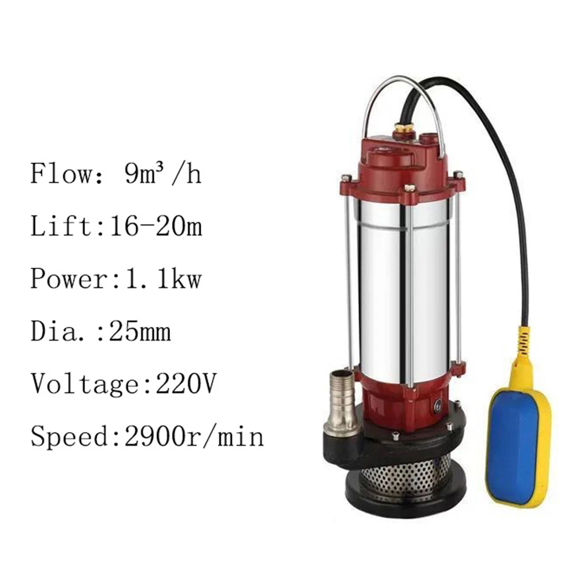 CE Approved Qdx High quality/High cost performance  Aluminium Body Submersible Clean Water Pump