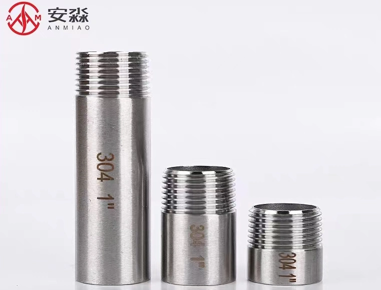 Stainless Steel 304 316 BSPT NPT Male Thread Half Nipple Coupling Connectors