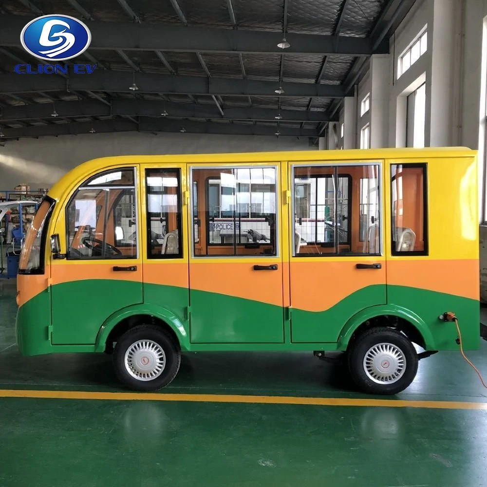 Cool Wind Summer Tourist Vehicle Electric Sightseeing Minibus for Resort/Scenic Spot