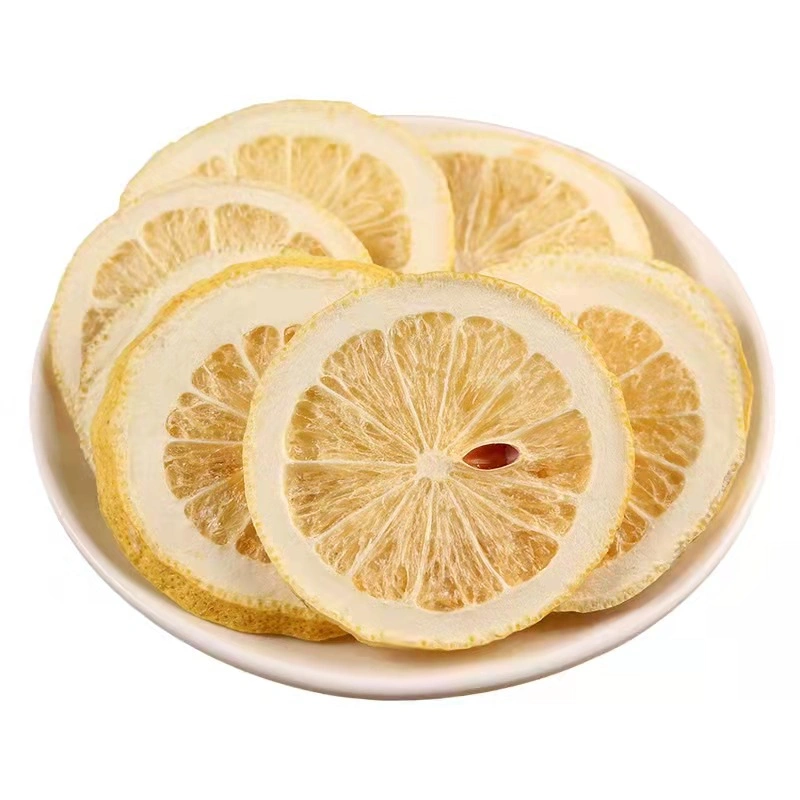 Factory Supply Natural Healthy Tea Dried Fruits Freeze Dried Lemon Slice