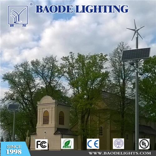 Baode Lights New Design All in One LED 6m Solar Street Light Pole for Government Road LED Lighting Project with 24year Production Line Experience