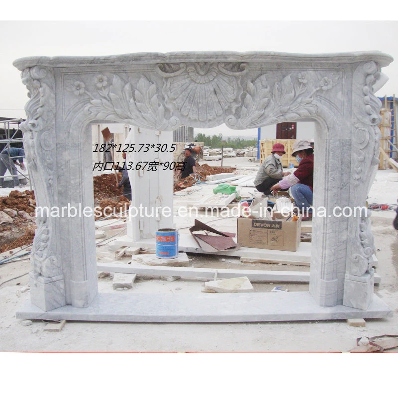 Natural Stone Marble Fireplace Home Decoration (SY-MF026)