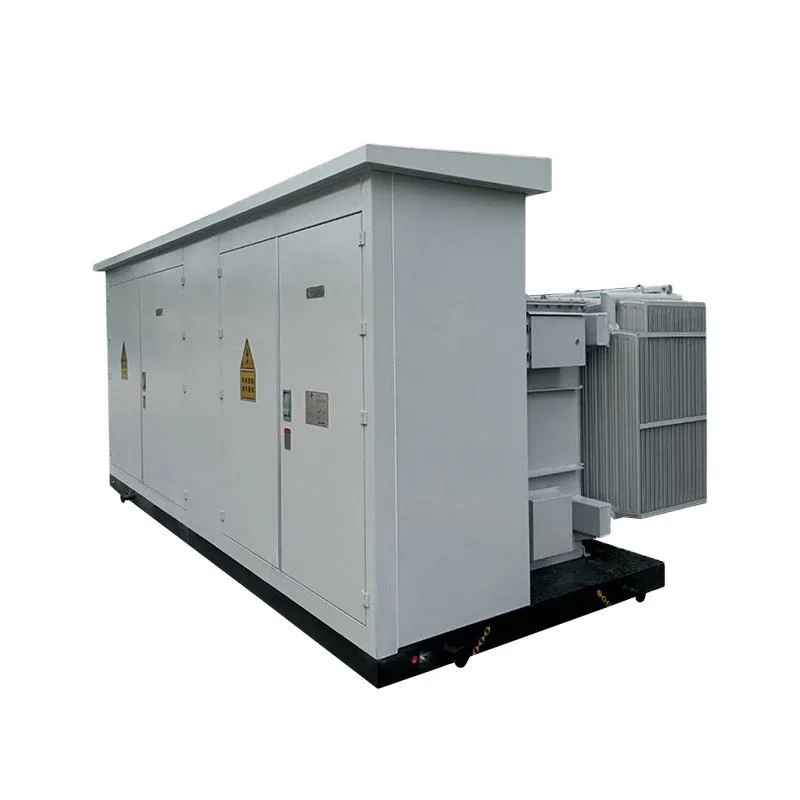 6-38.5kv 100kVA-6300kVA Étape vers le haut Prix de sous-station compacte de transformateur complet de distribution de transmission immergée dans l'huile d'énergie solaire éolienne