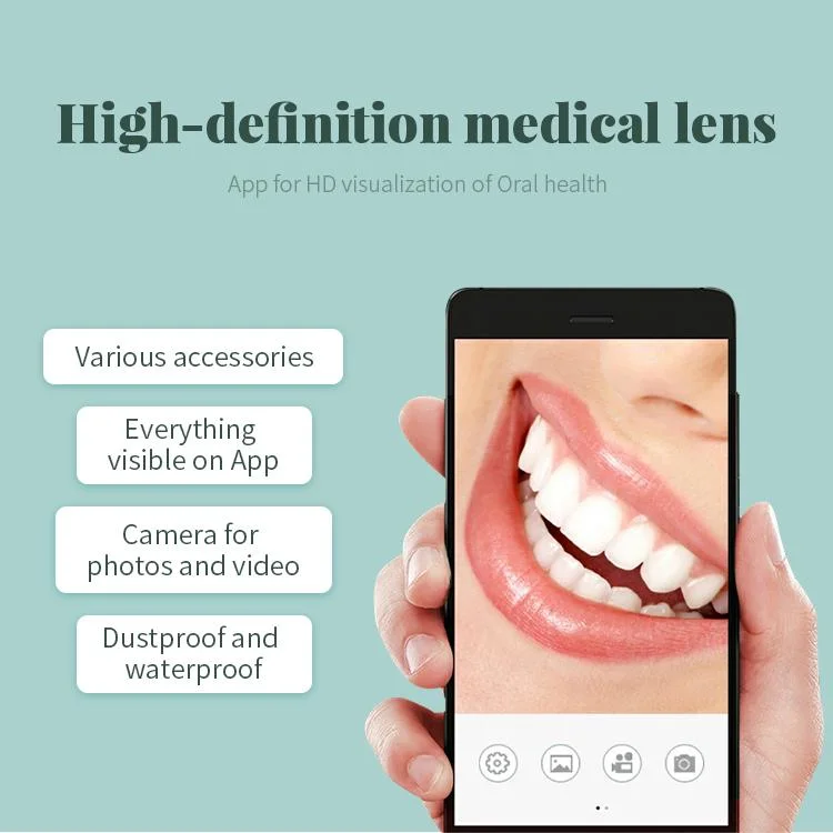 Isee Medical High-Definition Lens Visible Interdental Cleaner Water-Proof Interdental Cleaner for Tooth Cleaning