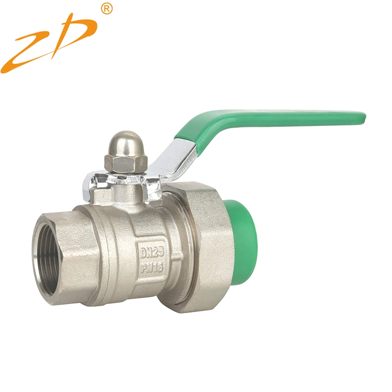 Customized DN20-DN100 Port Size PPR Ball Valve with CE Certification