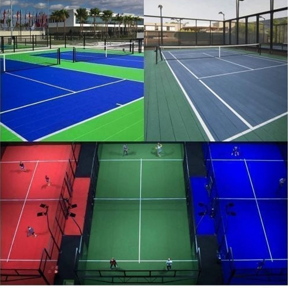 Basketball Court Sports Floor Manufacturing Wire Mesh Football Fence China PP+Net Backing Artificial Turf Soft Tennis Court