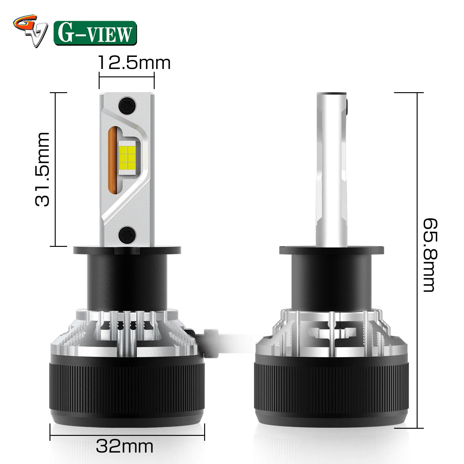 G-View G12W sistema de iluminação automática de 300lm H7 H1 H8 H11 9005 9006 9012 9004 h4 130 W LED para iluminação de automóvel Kit de faróis