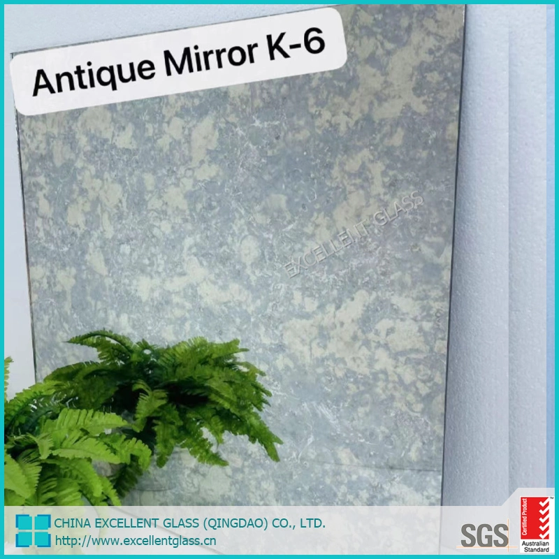 5mm 1830*2440mm Antique Gold Mirror/Tempered Mirror/Antique Safety Mirror /Antique Glass Mirror /Tempered Mirror/ Antique Mirror/ Rear View Mirror/Convex Mirror