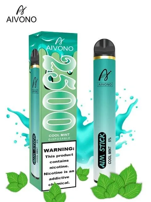 أحدث تصميم فريد من نوعه أيفونو Aivono AIM Stick 9ML 12 نكهة مبخرة السجائر الإلكترونية 0%/2% 5% نيكوتين ميني Vape بالجملة يمكن التخلص من السجائر بالقلم