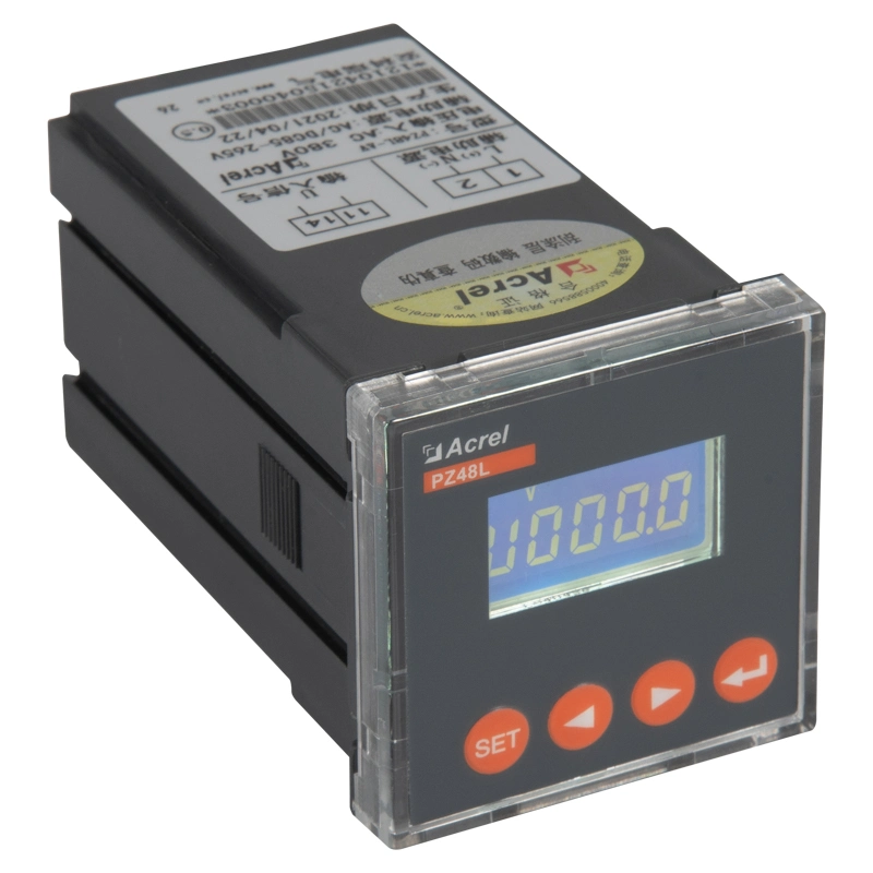 Acrel Pz48L-AV AC Voltage Single Phase Programmable Meter with LCD Display