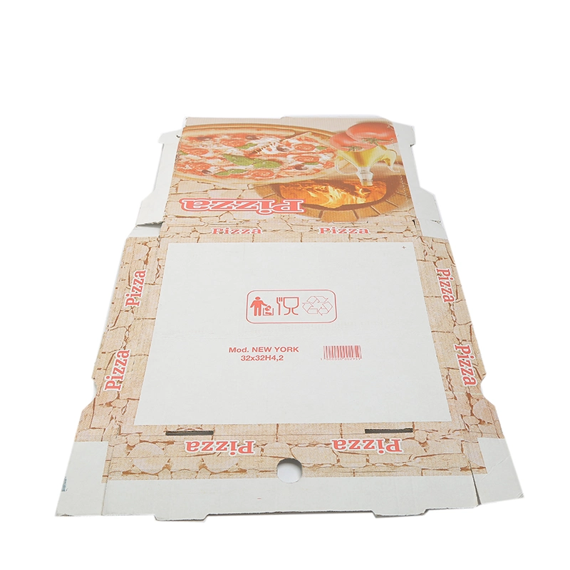 Los valores de fábrica personalizada Mayorista/Proveedor Shenzhen Papel cartón ondulado caja de pizza