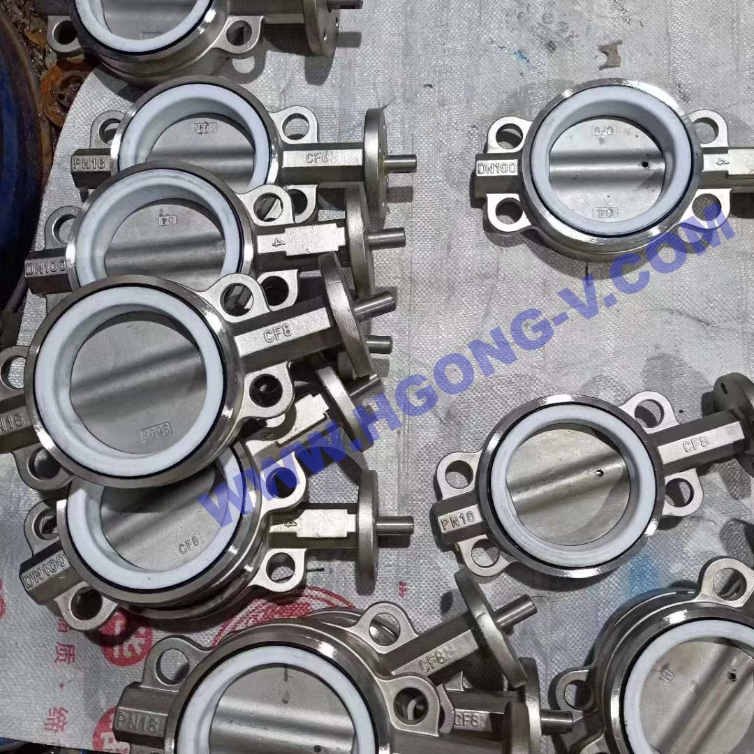 API/DIN/GOST Pneumatic Electric Carbon Steel 304 CF8m Wafer Lug Eccentric Wcb Flange Butterfly Valve for Oil