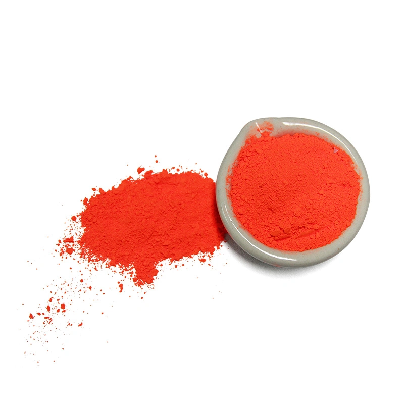 Comercio al por mayor calidad de neón de pigmento de color naranja fluorescente