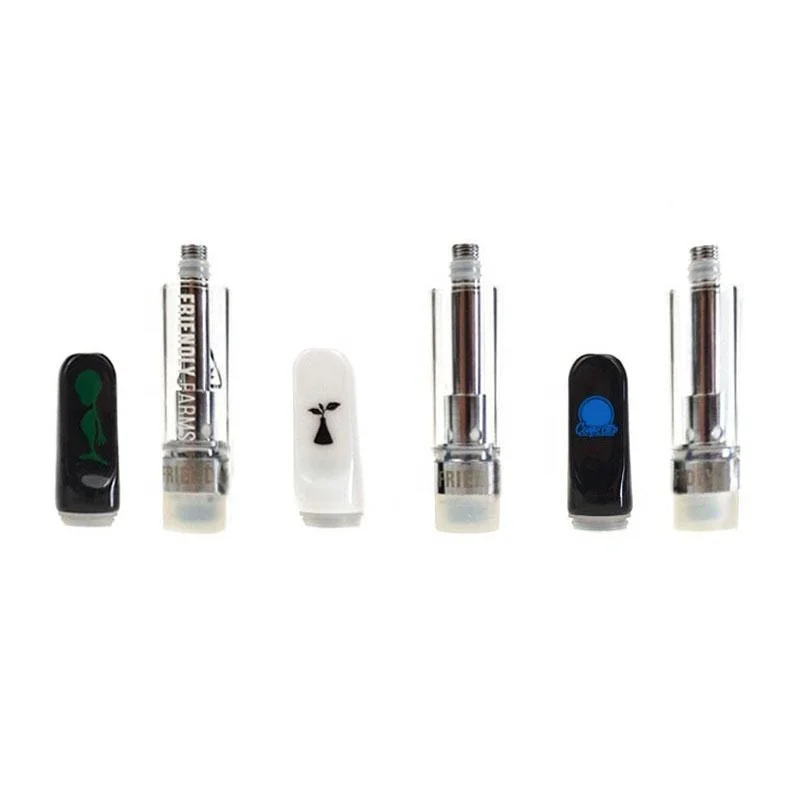 0,5mL 1ml cartuchos de vaporizador de aceite rellenable 510 hilo de bobina cerámica Atomizador para aceite concentrado VAPE