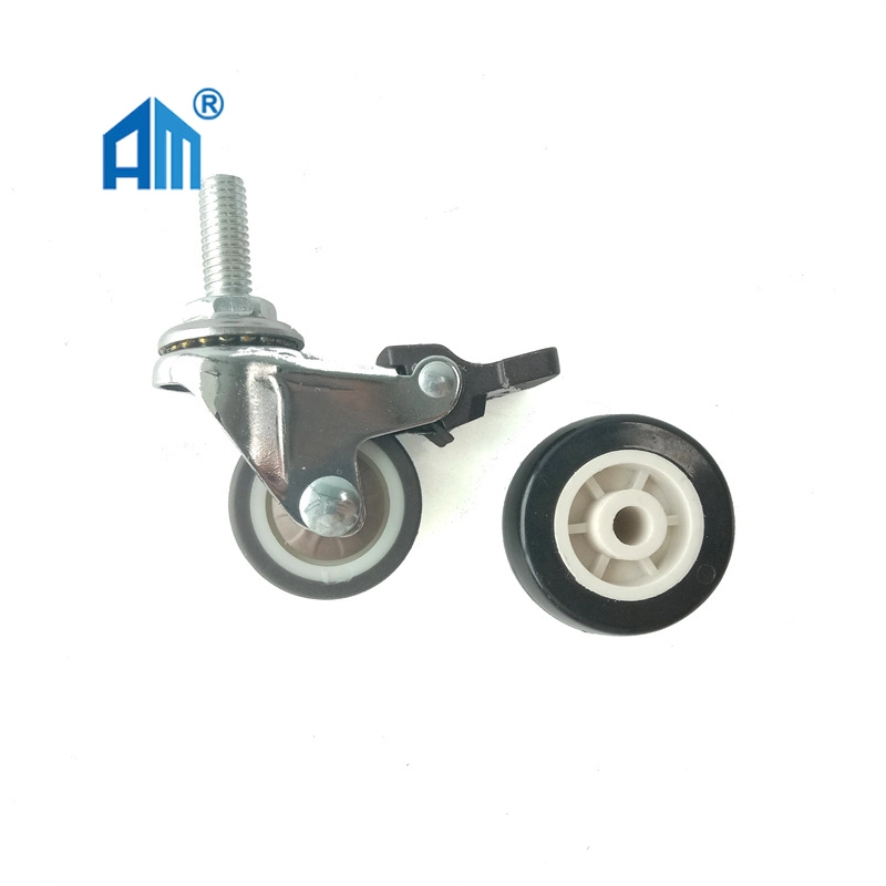 3 Inch 4 Inch Nylon Caster with Brake Heavy Duty Caster Wheels for Industrial Application