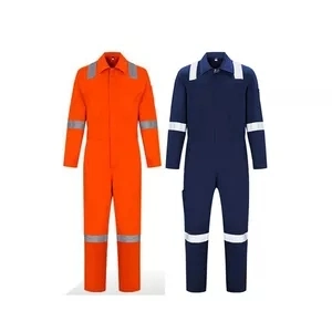 Anti-Static, Flame-Retardant Work Coverall Fire Retardant Clothing and High-Temperature Resistant Steel Mill Work Wear