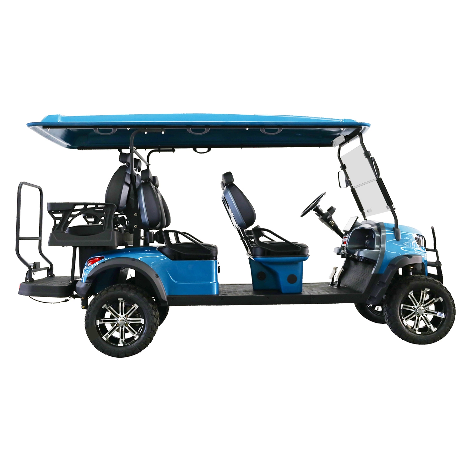 Wholesale/Supplier Street Legal Antique 4+2 Seat 4 Wheel Drive Electric Lithium Golf Carts