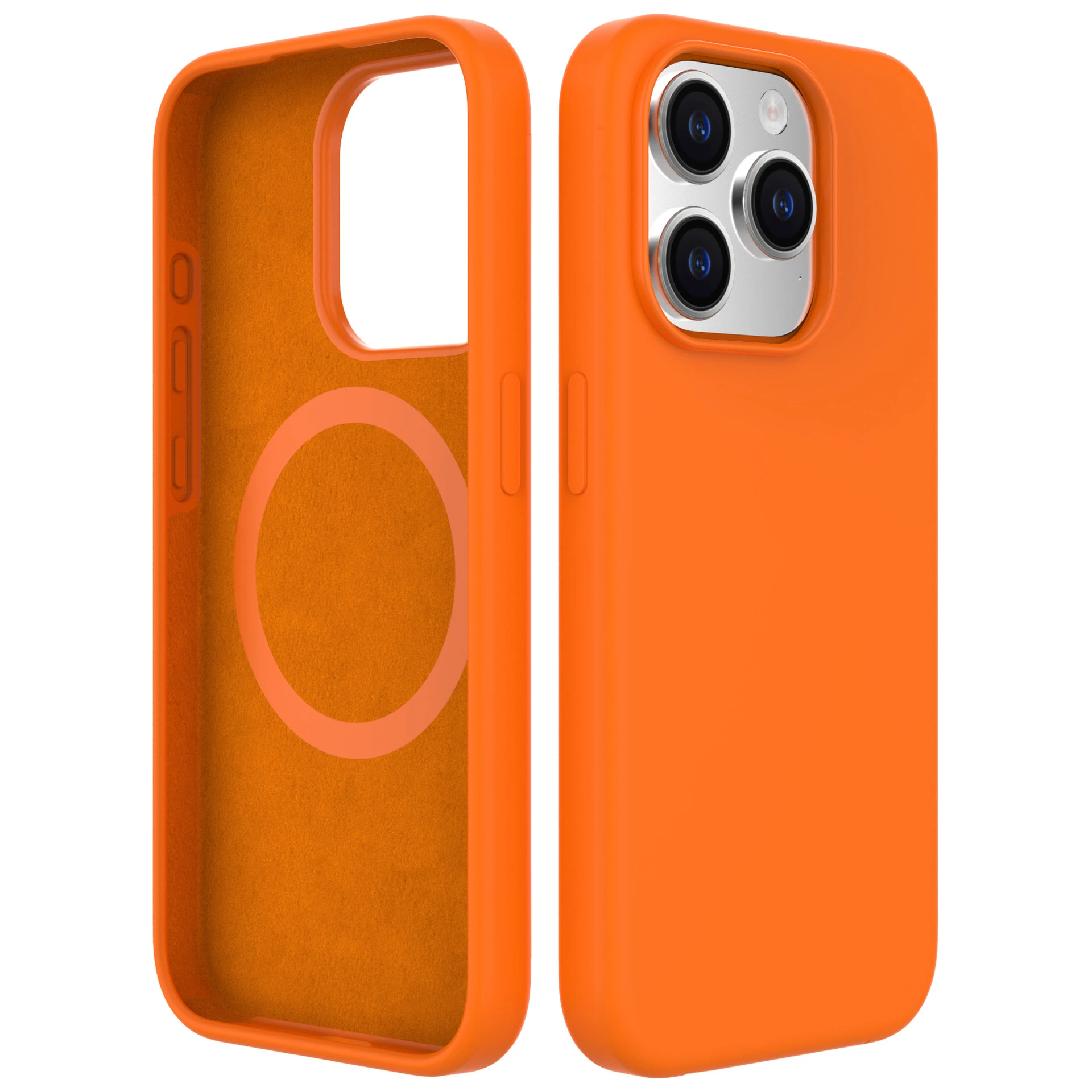 Funda de silicona para iPhone 15 de calidad superior