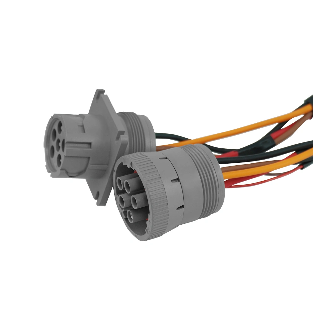 6pin J1708 to 20pin Jst Connector with 12pin Automobile Connector Cable Multifunctional Switching Harness