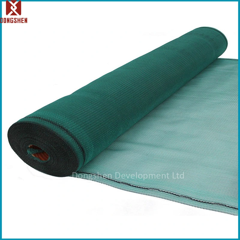 Green HDPE Plain Woven Agriculture Anti UV Hail Shade Cloth Windbreak Sunblock Proof Net