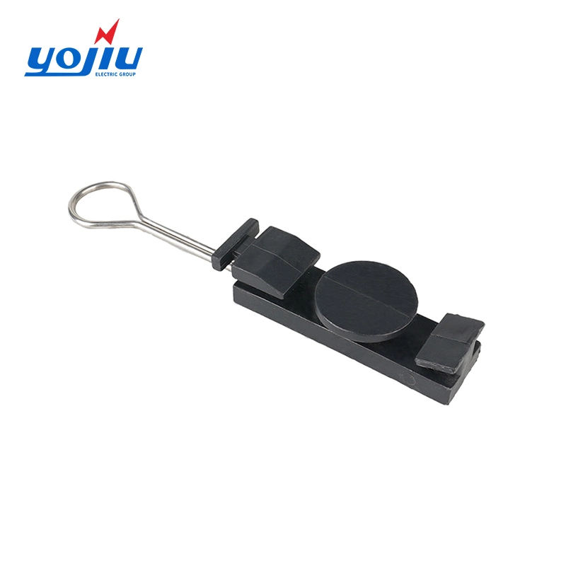 High Quality S Type FTTH Drop Cable Clamp Fiber Optic Metal Flat Cable Clamp