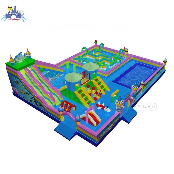 Giant Inflatable Bounce Outdoor Playground Equipment Inflatable Playground