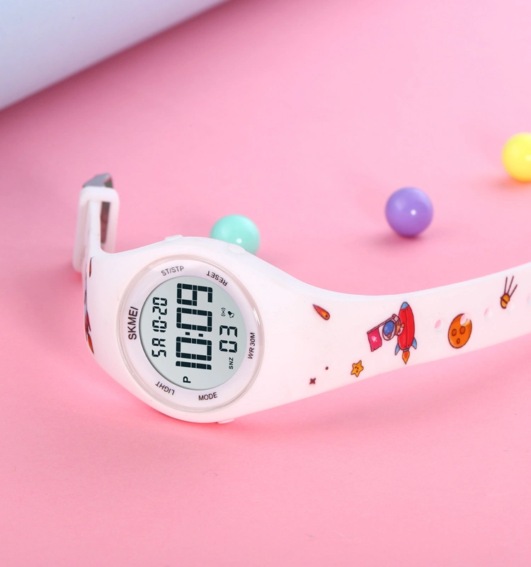 Silicon Strap Changeable Digit Watch for Kids