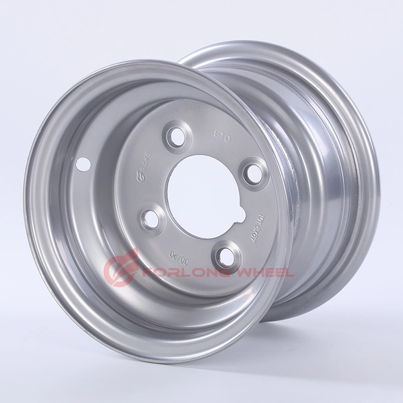 Forlong Wheel 10inch Steel Car Trailer Wheel Rim 3.00X10 4stub on 115mm Fitting Tire Size 4.50-10 & 5.00-10 for Sale