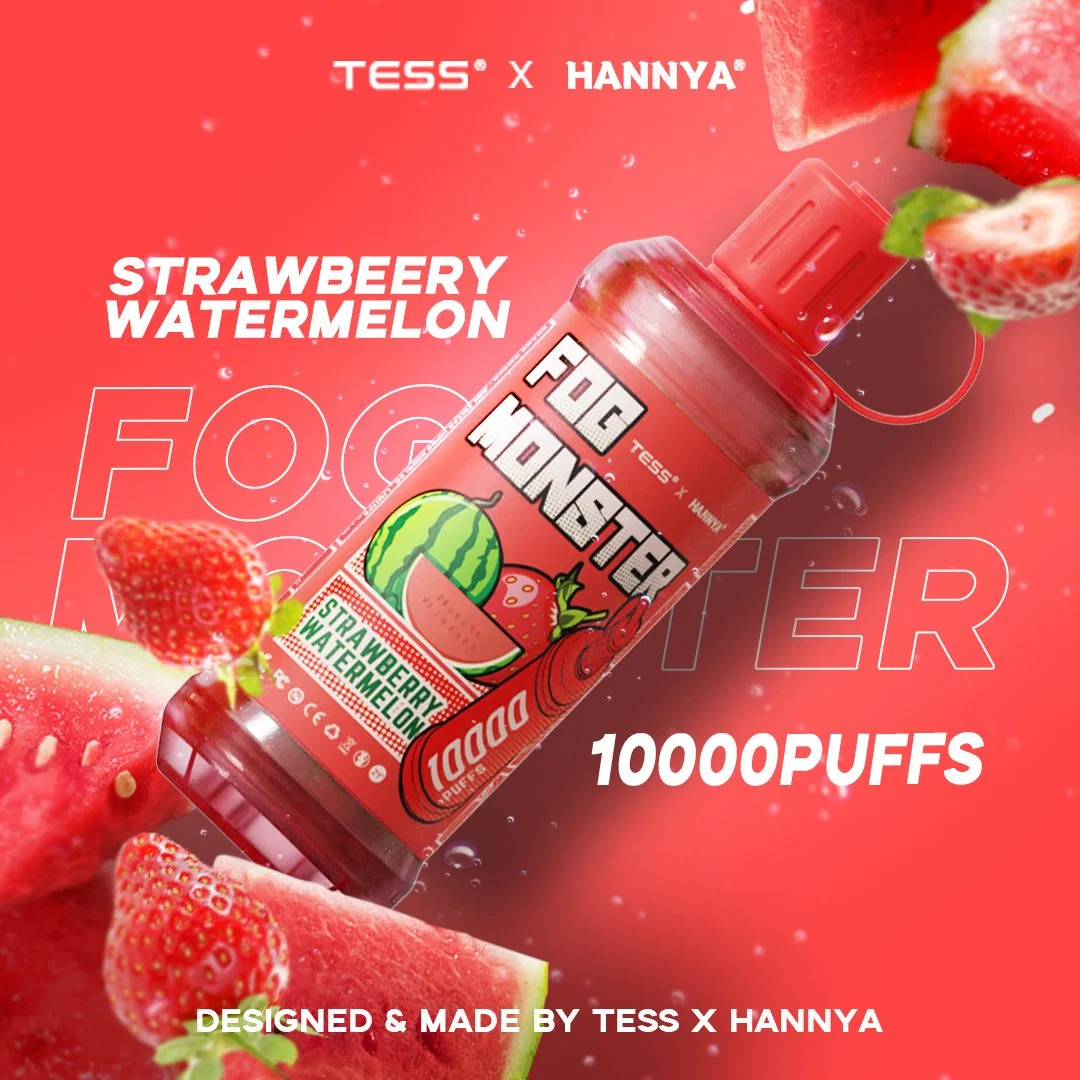 Tess 10000 Puffs Einweg-Vape Pen Cool Fruit Flaovrs Electronic Eigarette Professional Factory ecig Zerstäuber E Zigarette Vaporizor FDA