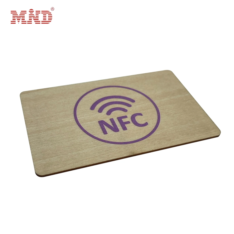 Eco-Friendly RFID Wooden Card MIFARE DESFire EV2 8K for Hotel